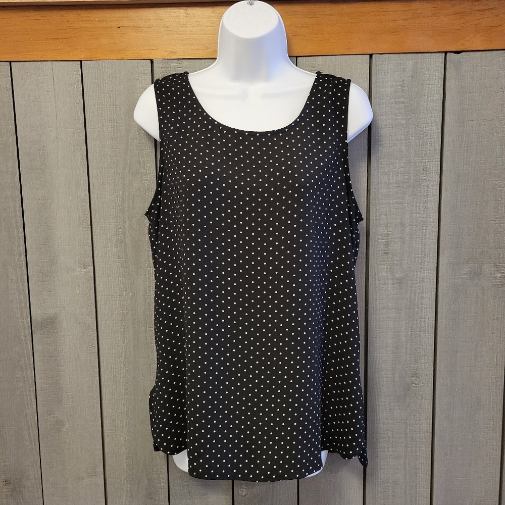 Polka Dot Shell Top